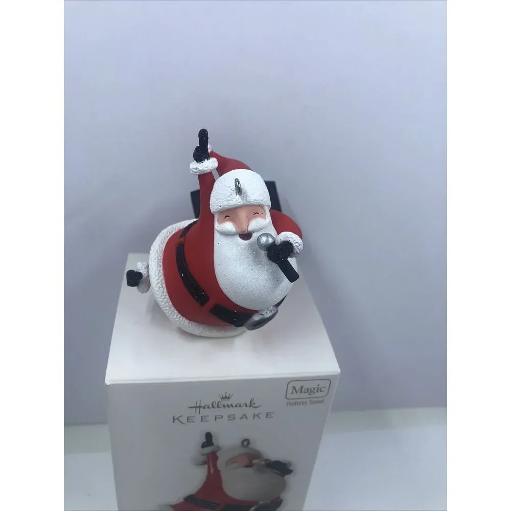 Hallmark Ornament MAGIC with Sound - SANTA CLAUS IS COMING TO TOWN 2010.